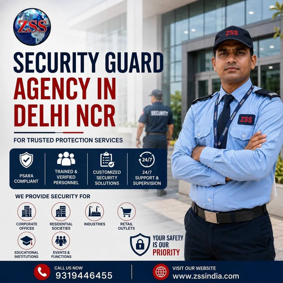 Security Guard Agency in Delhi NCR for Trusted Protection Services