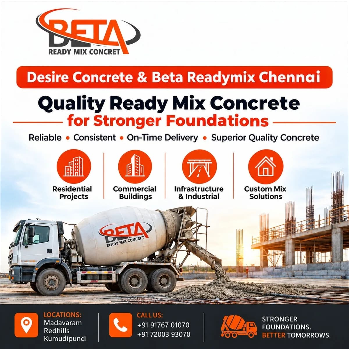 Why Choosing a Quality Concrete Manufacturer in Chennai Matters for Your Next Project