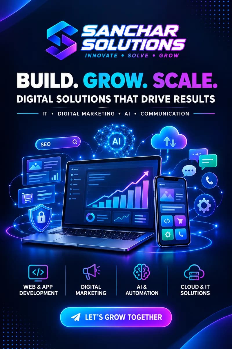Sanchar Solution – IT & Digital Solutions Company in Noida