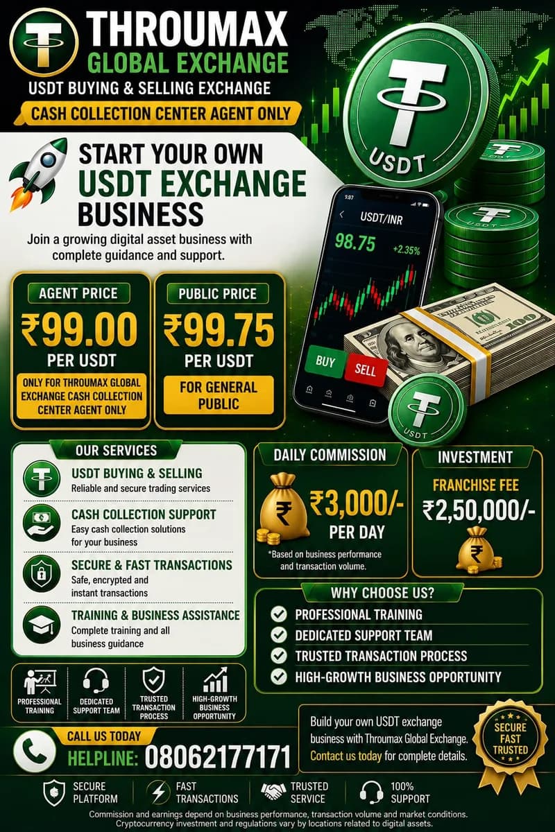 USDT Cash Collection  Agent Business  Opportunity