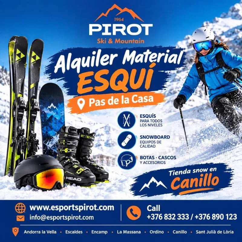 Encuentra el Mejor Alquiler Material Esquí Pas de la Casa