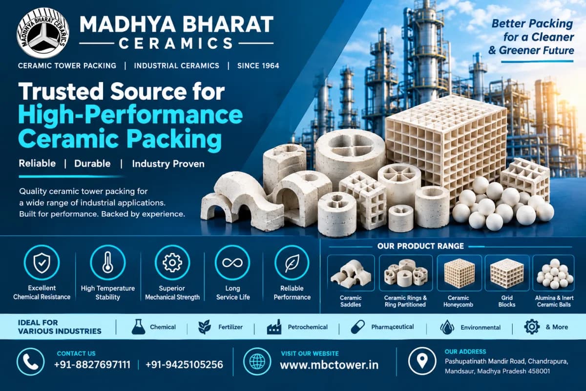 Ceramic Tower Packing for Chemical and Petrochemical Industries
