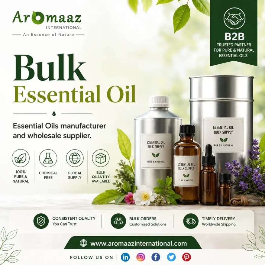Bulk Essential Oil Supplier Pure and Natural Oils at Wholesale Prices