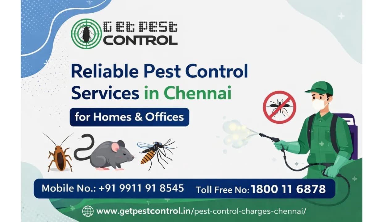 Pest Control Charges in Chennai 2026 – Price List Starting at ₹799