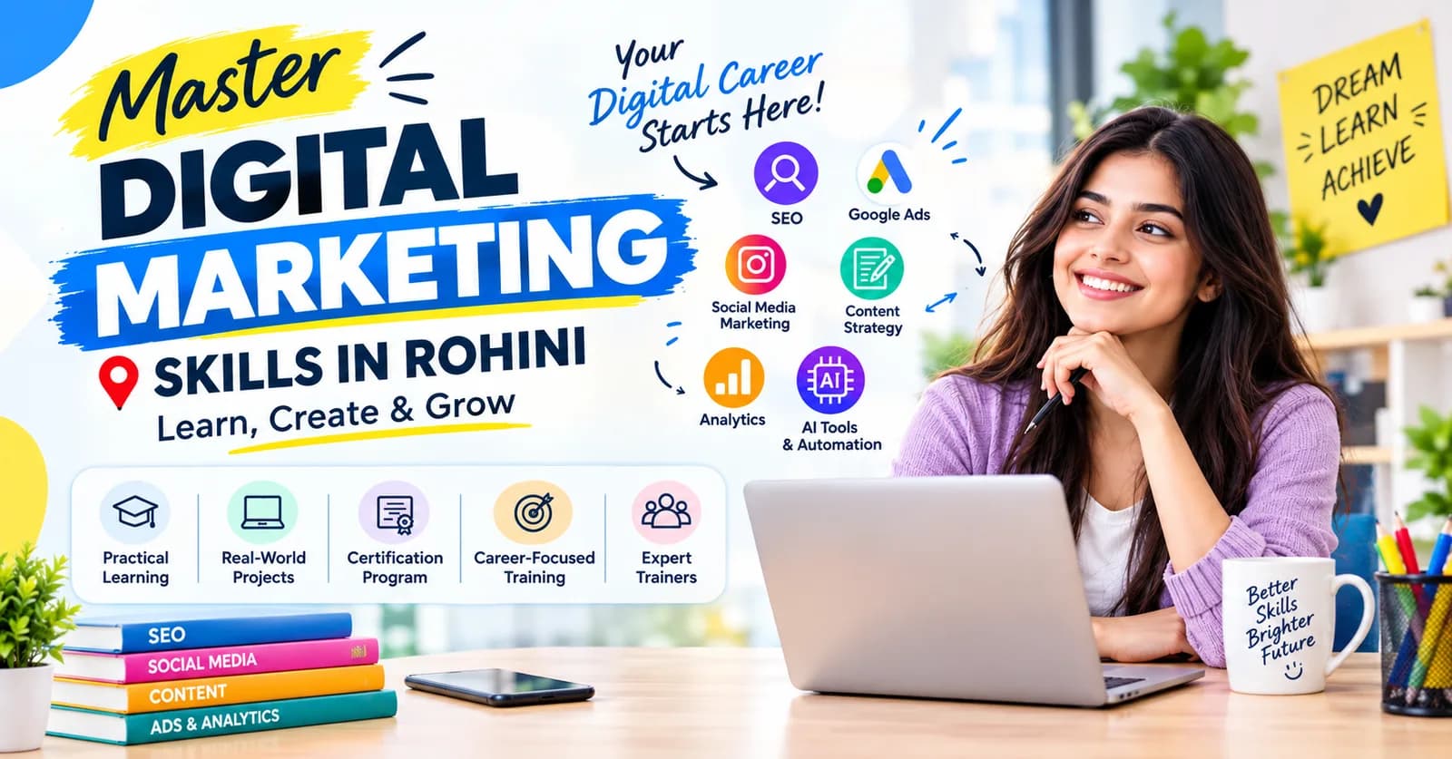 Master Digital Marketing Skills in Rohini – Learn, Create & Grow
