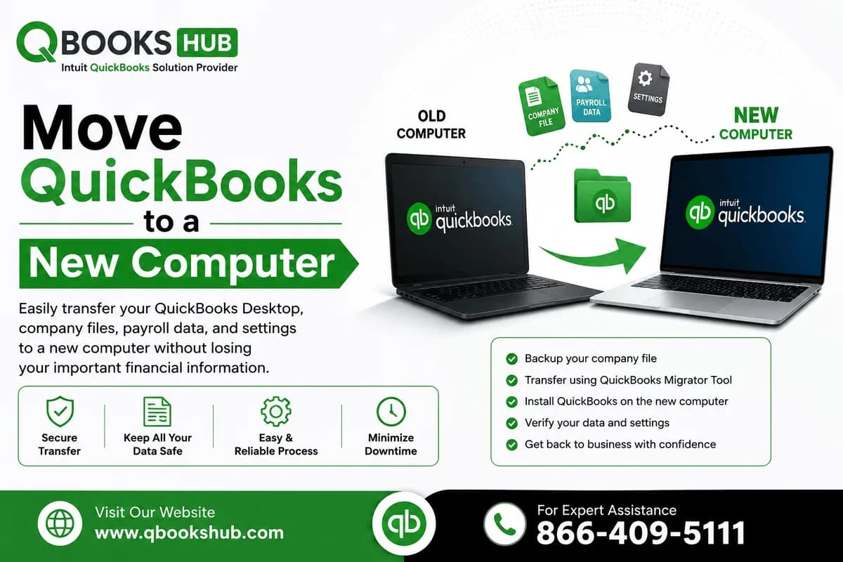 Move QuickBooks to a New Computer: A Complete Step-by-Step Guide