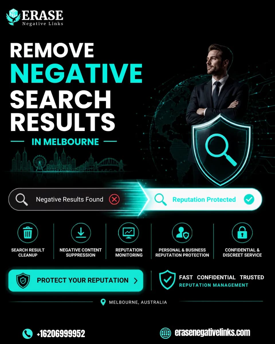 Erase Negative Links: Remove Negative Search Results in Melbourne