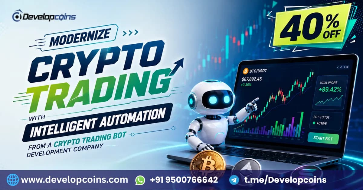 Modernize Crypto Trading with Intelligent Automation from a Crypto Trading Bot Development