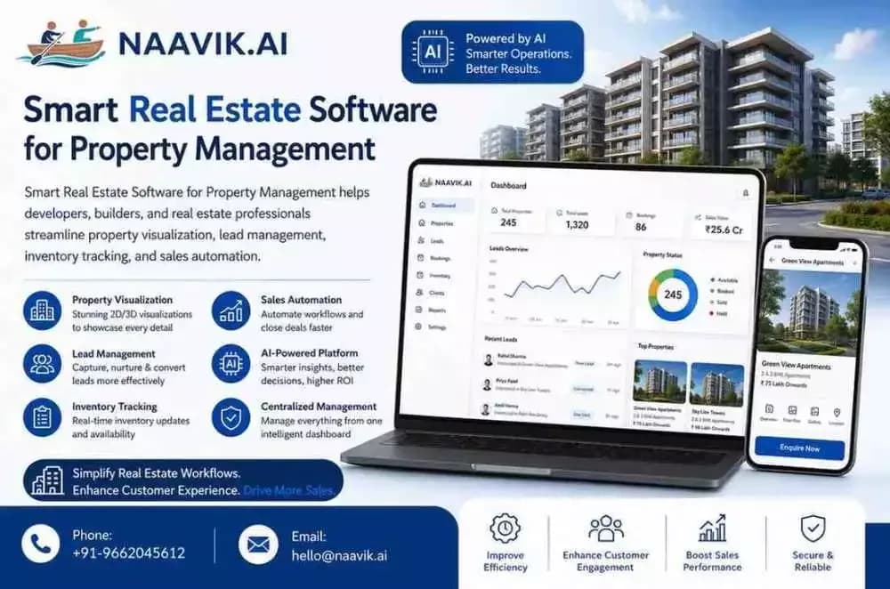  Smart Real Estate Software for Property Management - Naavik Ai