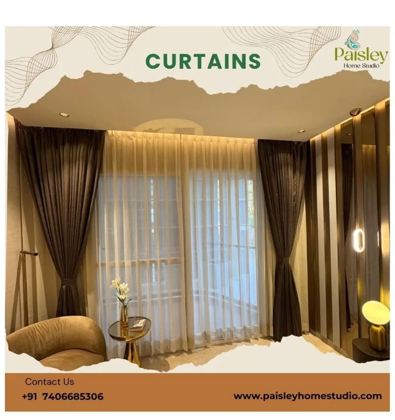 Curtains in Bangalore | Luxury & Custom Curtains at Paisley