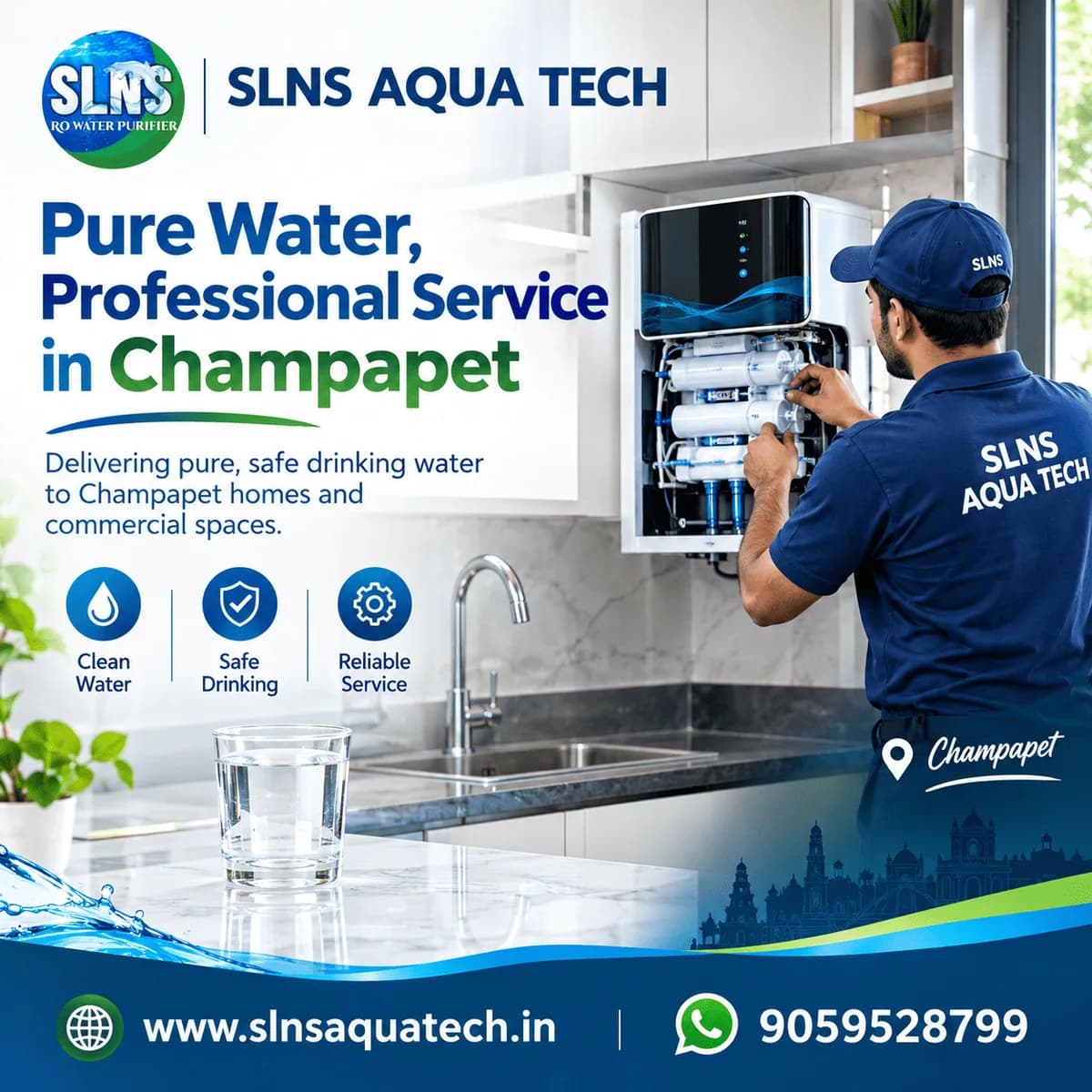 Pure Water, Professional Service in Champapet