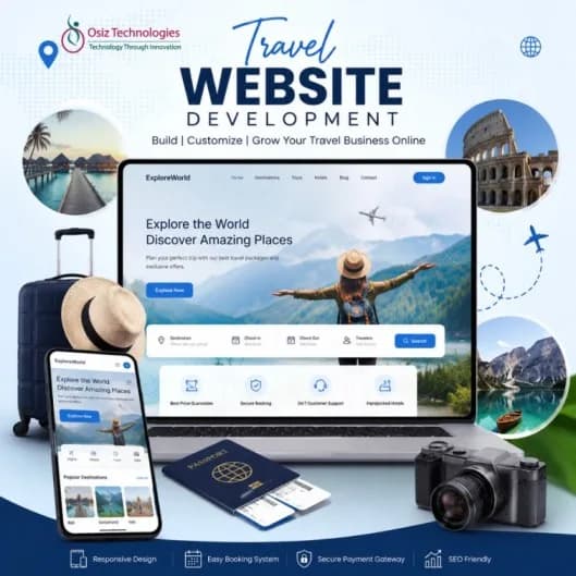 Maximize Travel Revenue with Advanced Travel Website Development by Osiz 