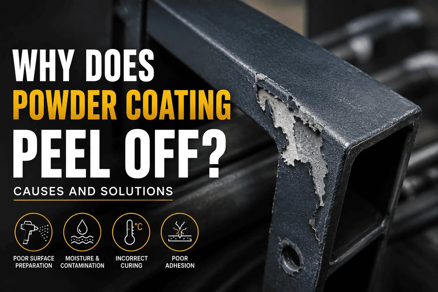 Why Does Powder Coating Peel Off?
