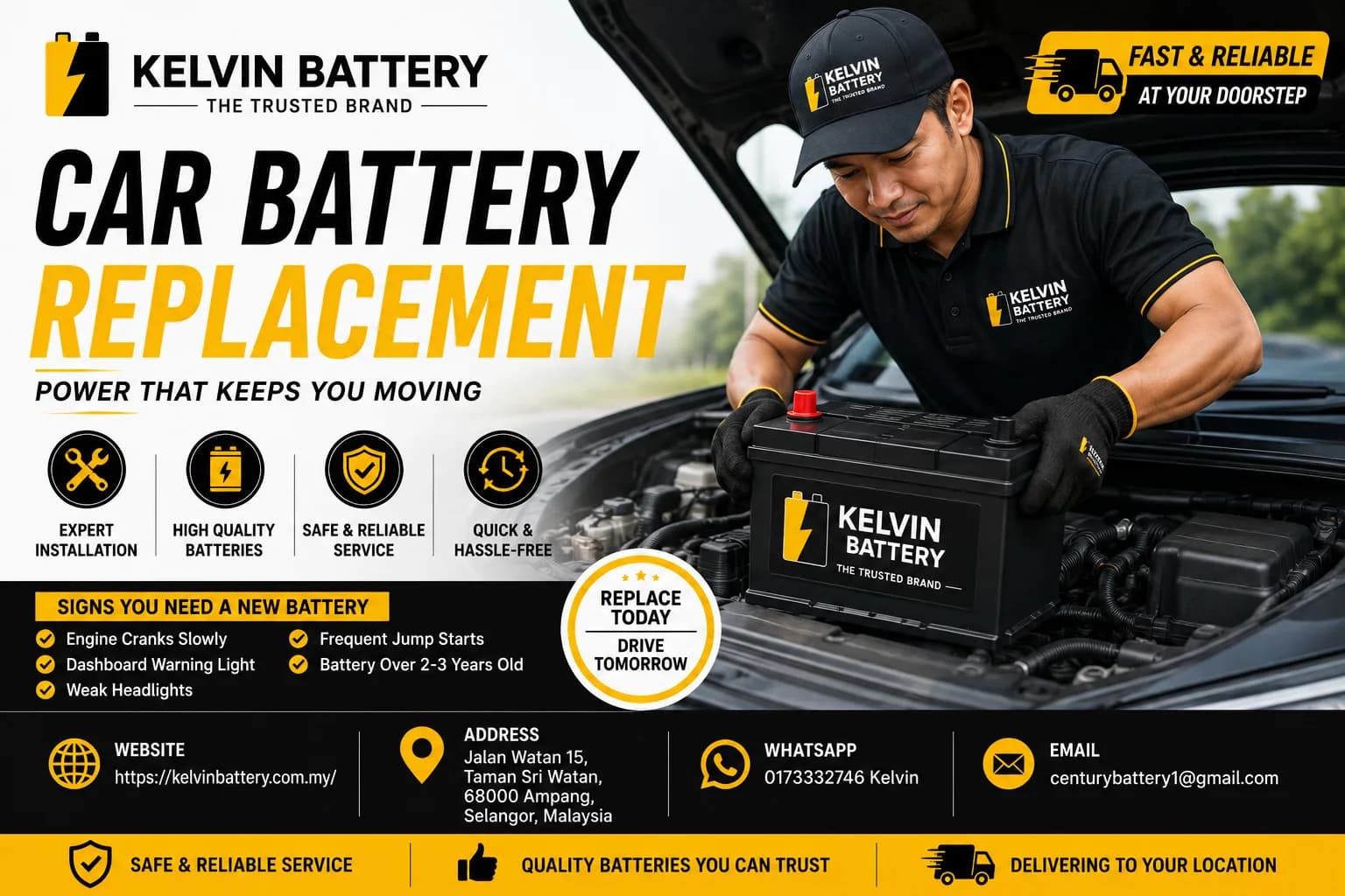 Car Battery Replacement | Convenient On-Site Battery Service