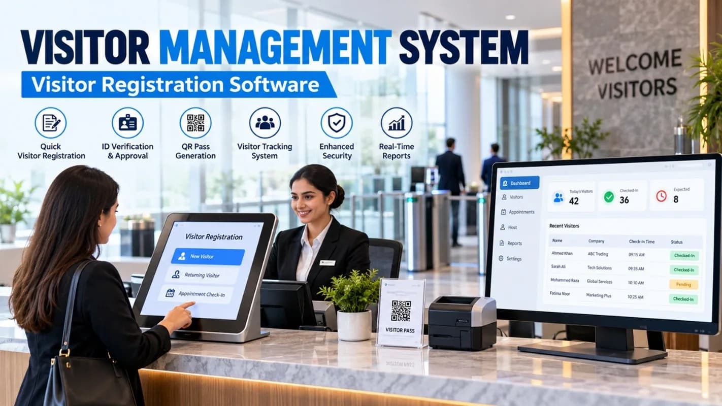 Visitor Management System Solutions for Commercial Buildings in Bahrain