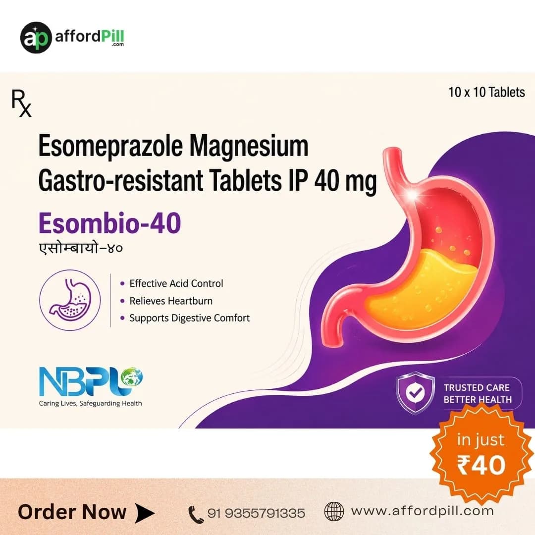 Esombio 40 Tablet – Explore Budget-Friendly Pharmacy Options
