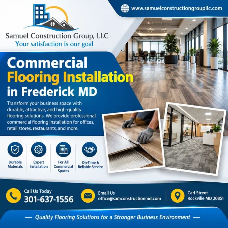 Reliable Commercial Flooring Installation in Frederick MD for Businesses