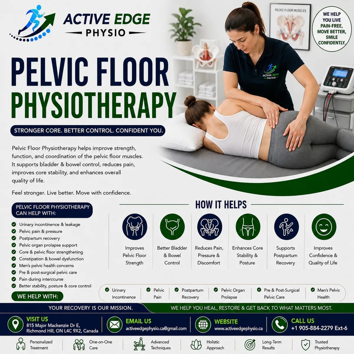 Pelvic Floor Physiotherapy in Richmond Hill – Book Your Visit