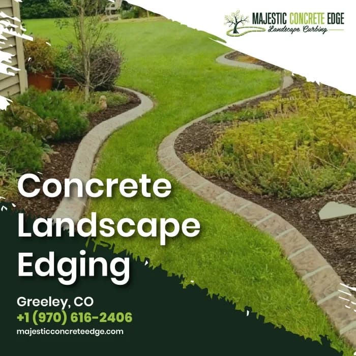Concrete Landscape Edging in Greeley, CO