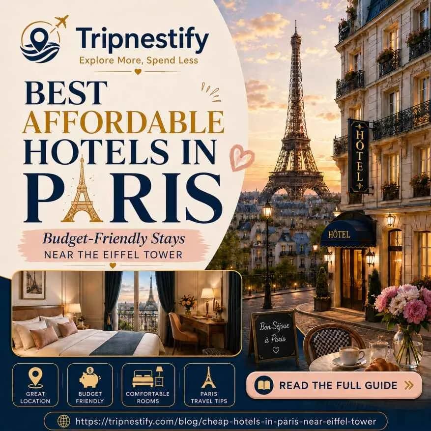 Best Affordable Hotels in Paris: Cheap Stays Near Eiffel Tower | Tripnestify