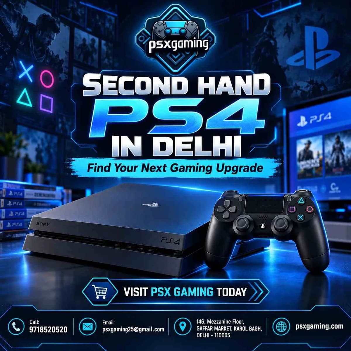 Affordable Used PS4 Consoles for Delhi Gamers 