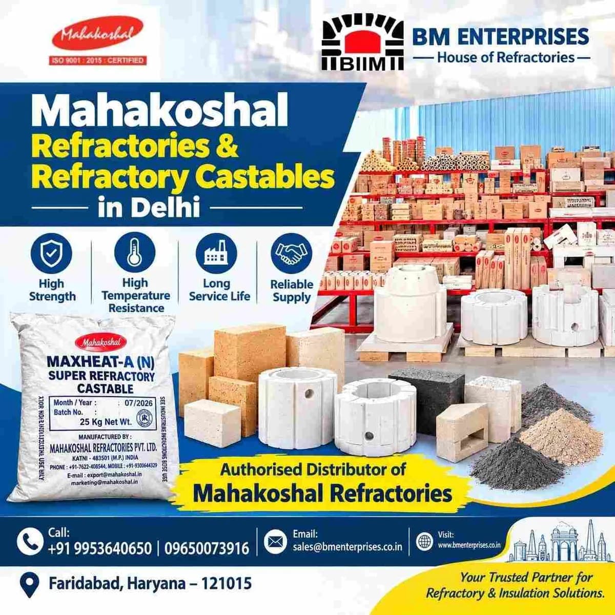 Mahakoshal Refractories & Refractory Castables in Delhi