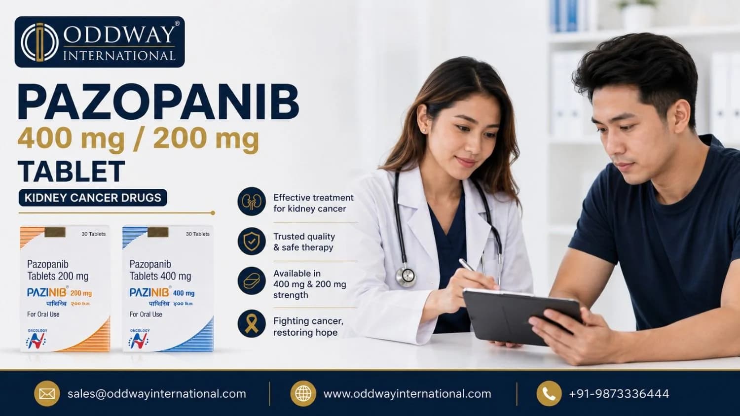 Inquire Pazopanib Cost for Hospital Procurement in Ireland - Oddway