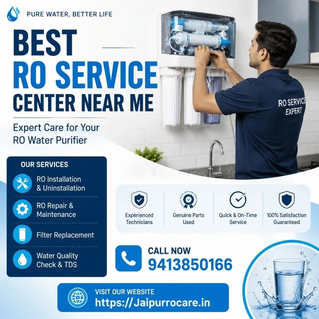 Trusted RO Service in Jaipur for Reliable Water Purifier Care