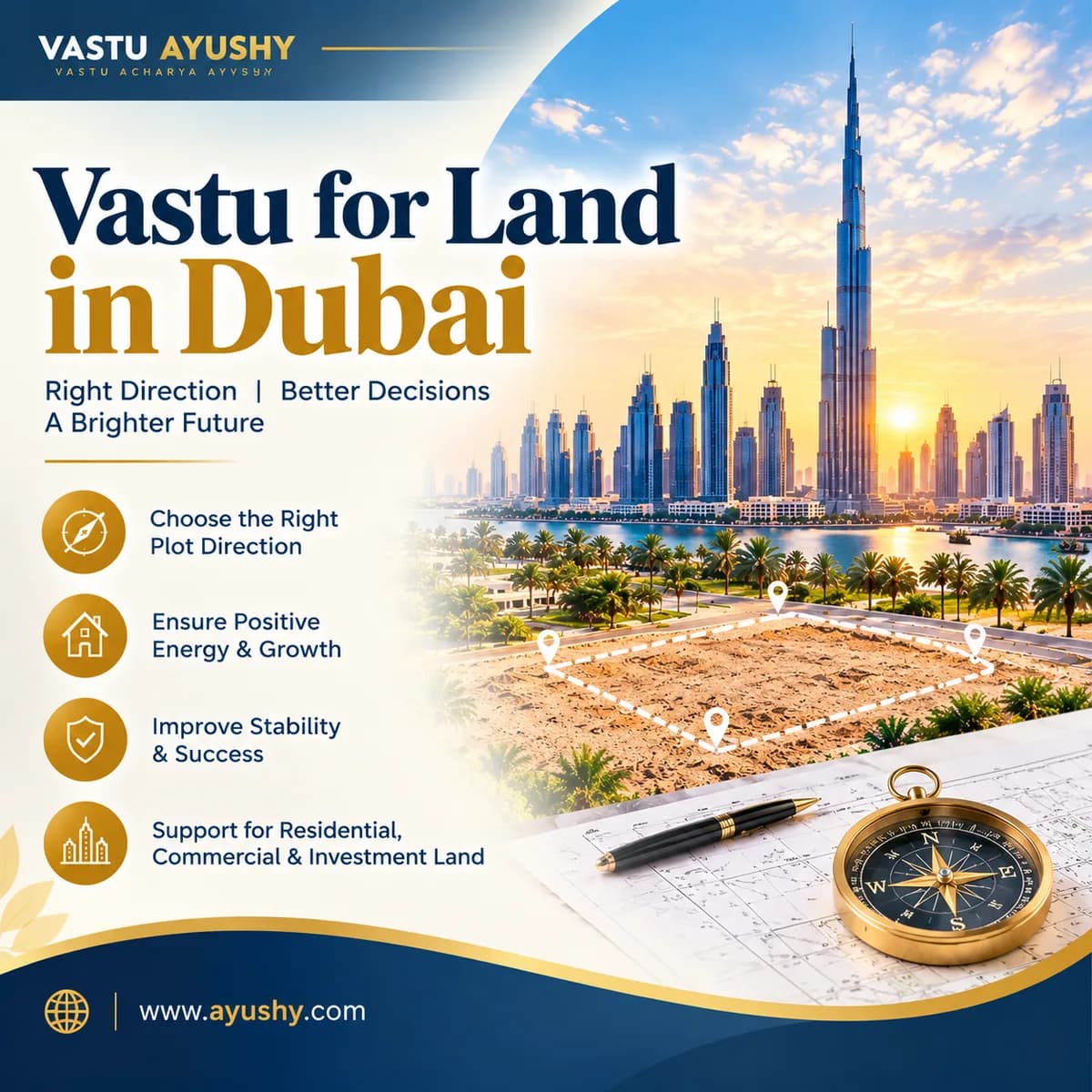 Vastu for Land in Dubai: Best Vastu Consultant, Home Vastu and Plot Selection Guide