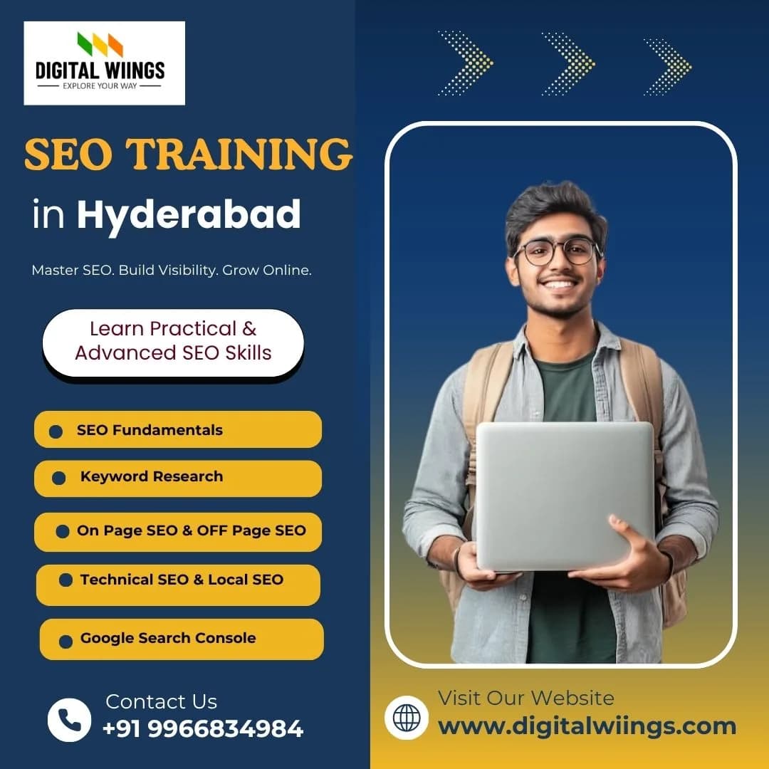Digital Wiings – Practical SEO Online Training in Hyderabad for Organic Business Scaling