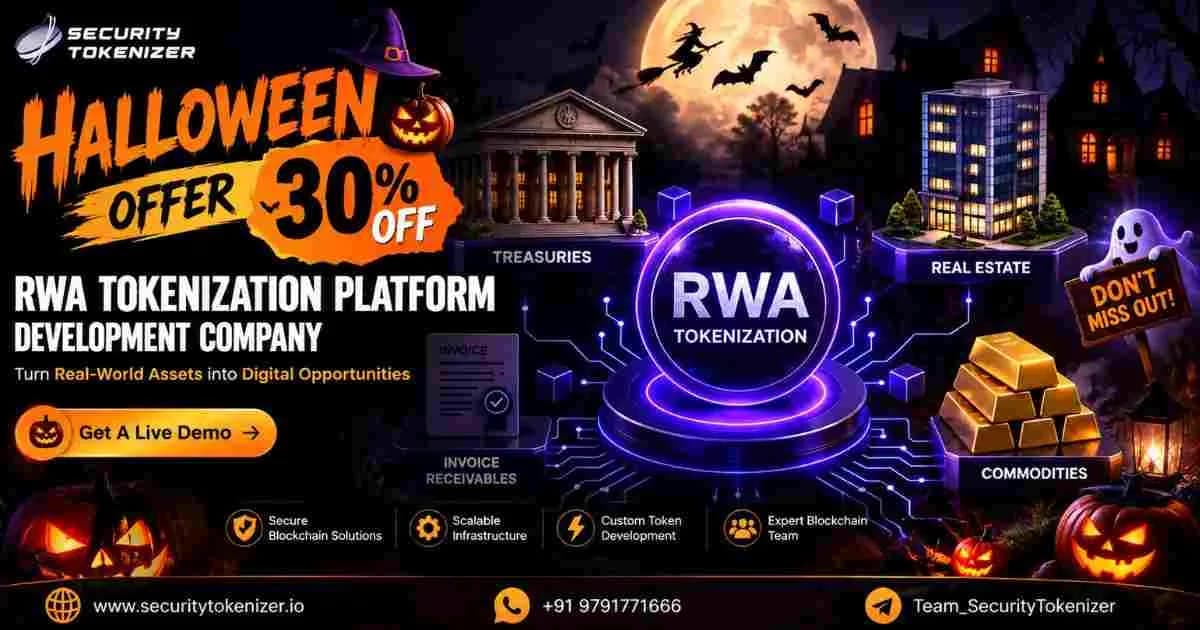 Launch Scalable RWA Platforms with a Halloween 30% OFF Development Offer
