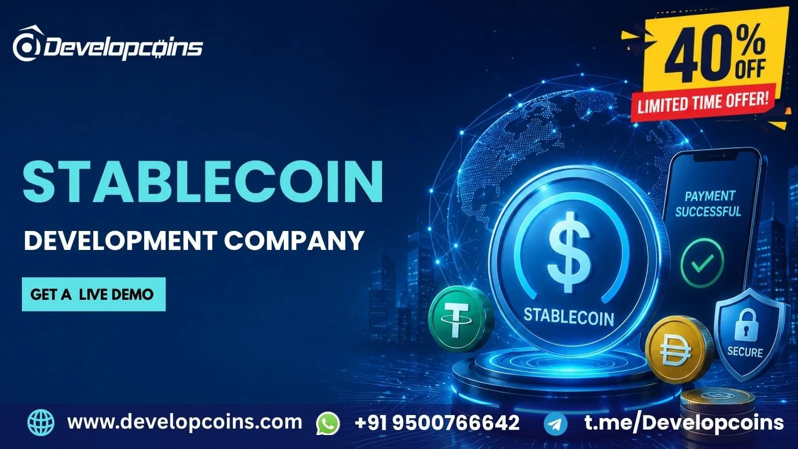 Turn Digital Currency Ideas into Real-World Payment Solutions with Stablecoin Development 
