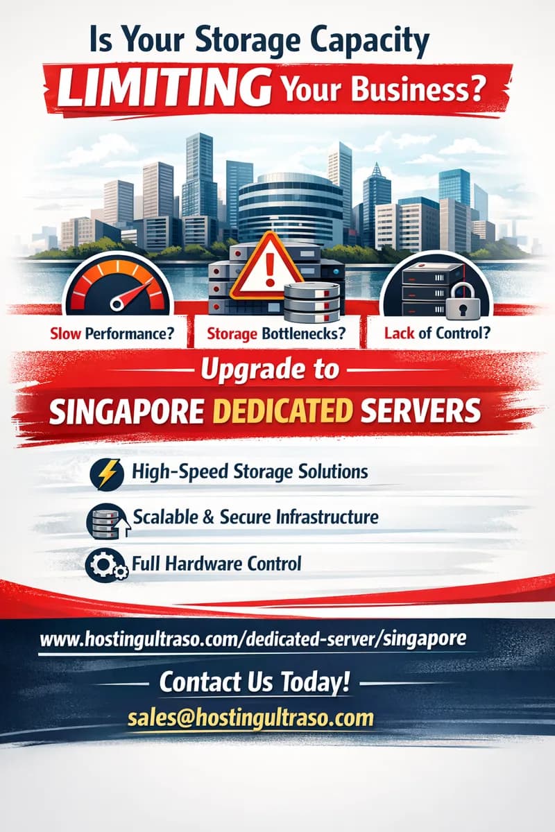 Increase Your Organization’s Storage Capacity with Singapore Dedicated Servers