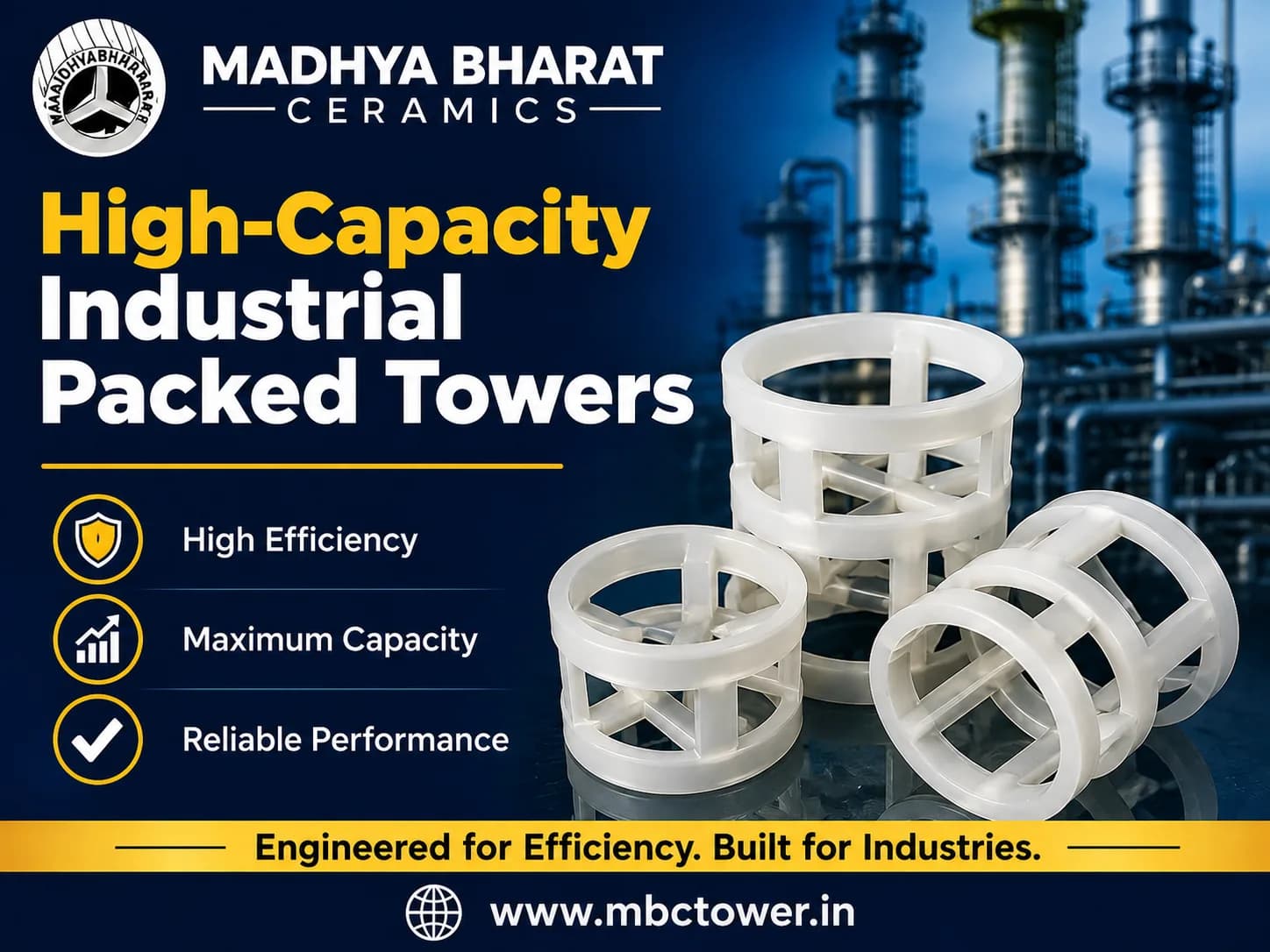 PP Pall Rings Supplier for High-Capacity Industrial Packed Towers