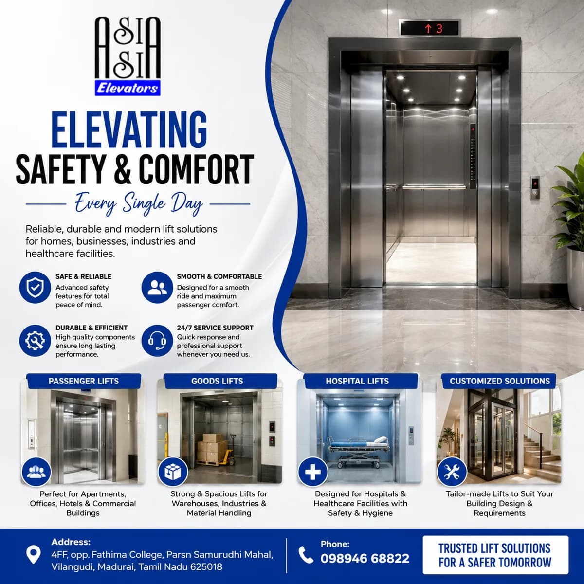 How to Choose the Right Elevator for Different Buildings in Tamil Nadu