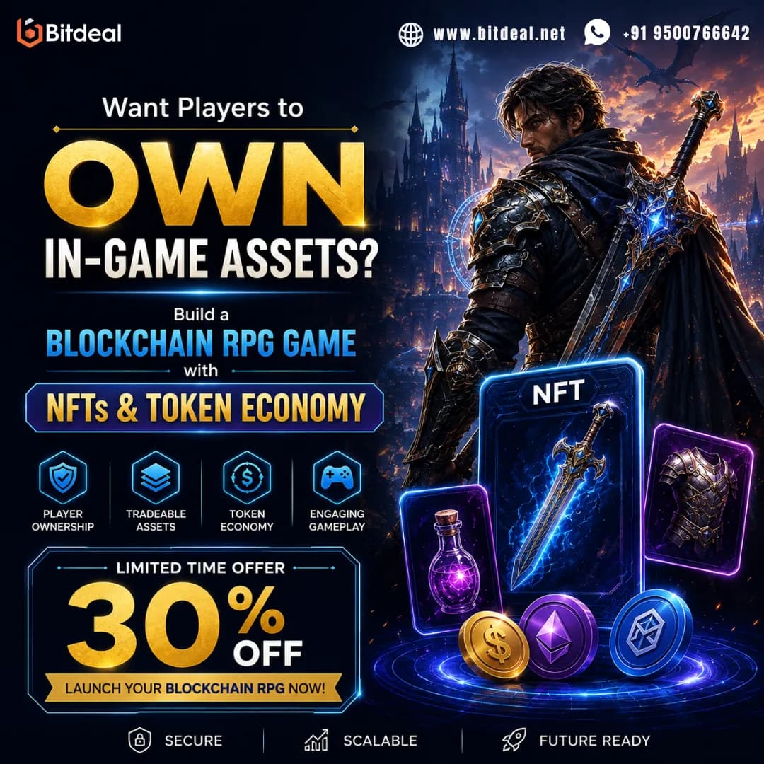 Want Players to Own In-Game Assets? Build a Blockchain RPG Game with NFTs & Token Economy 