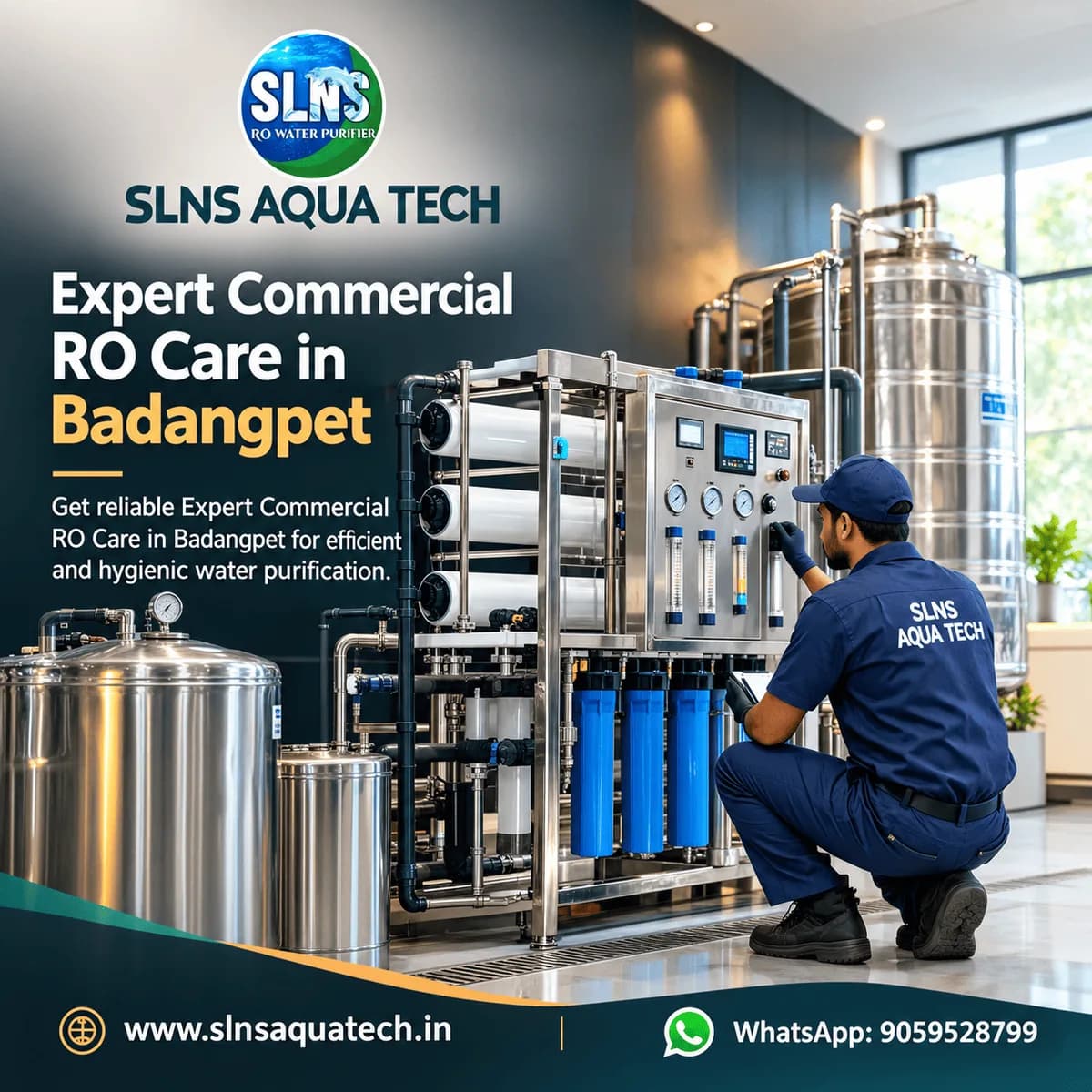 Expert Commercial RO Care in Badangpet