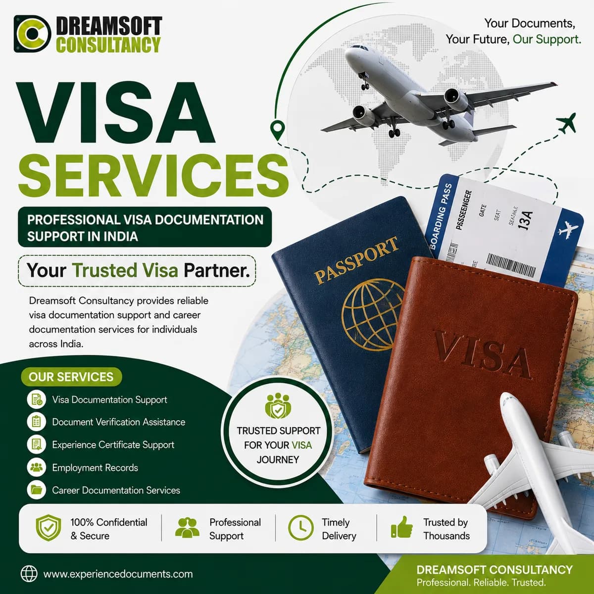 Visa Documentation & Professional Support Services