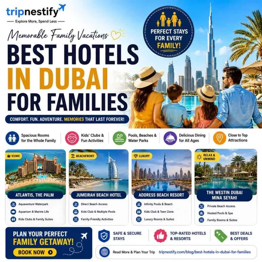 Best Hotels in Dubai for Families: Luxury Resorts, Kids Activities & Perfect Family Stays