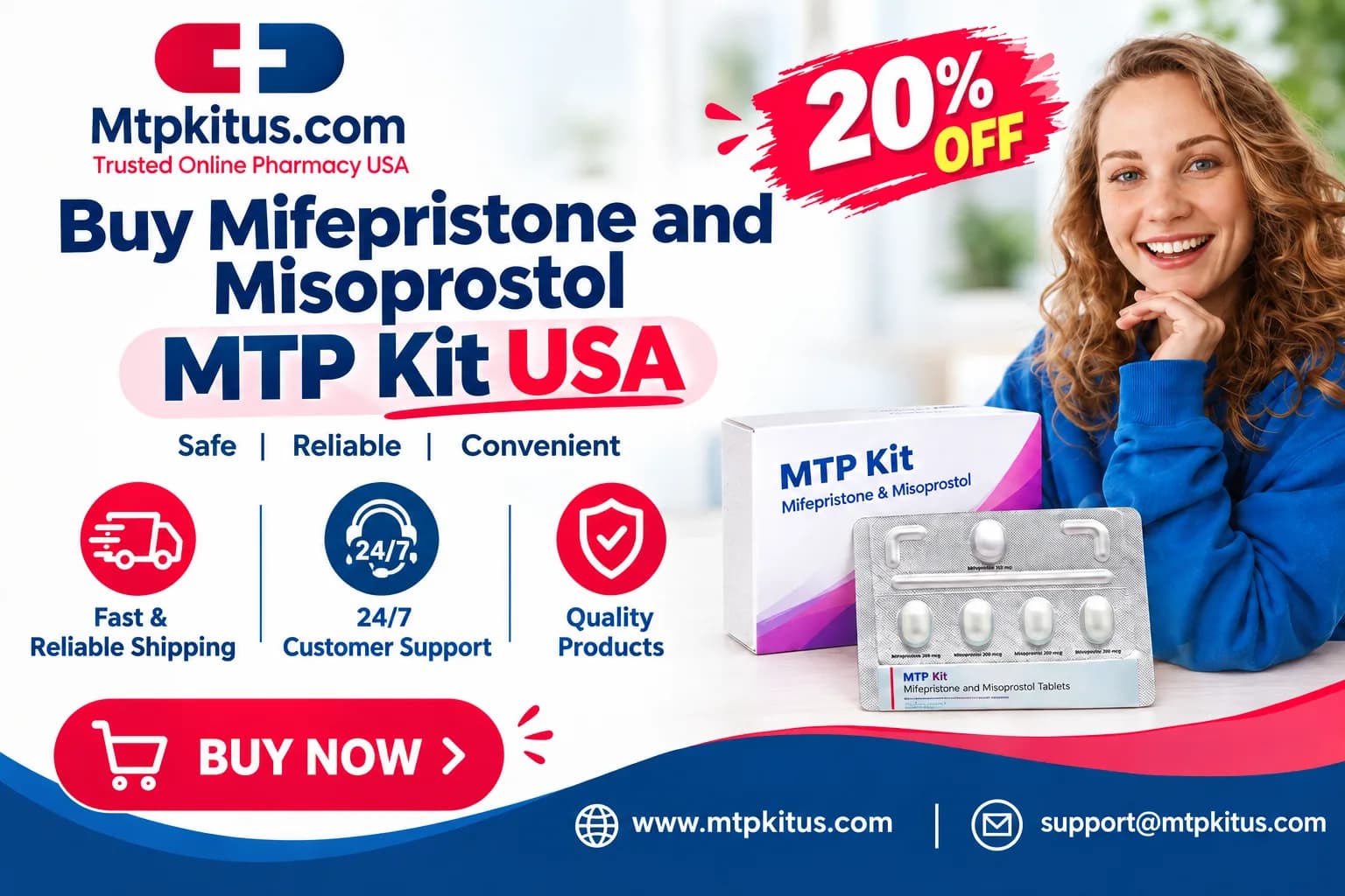 Buy Mifepristone and Misoprostol  - MTP Kit USA 