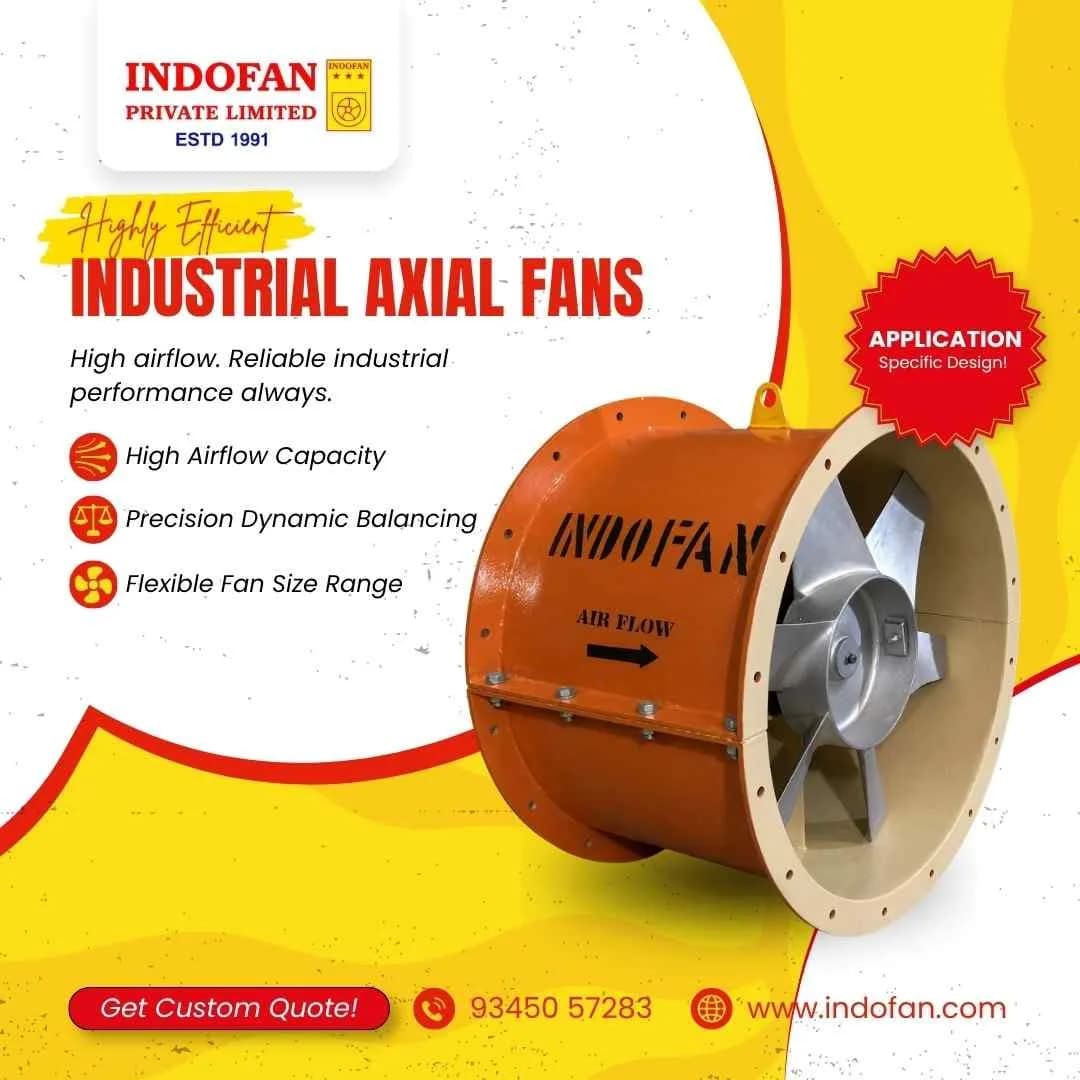Trusted Axial Fan Manufacturers in India for Industrial Applications
