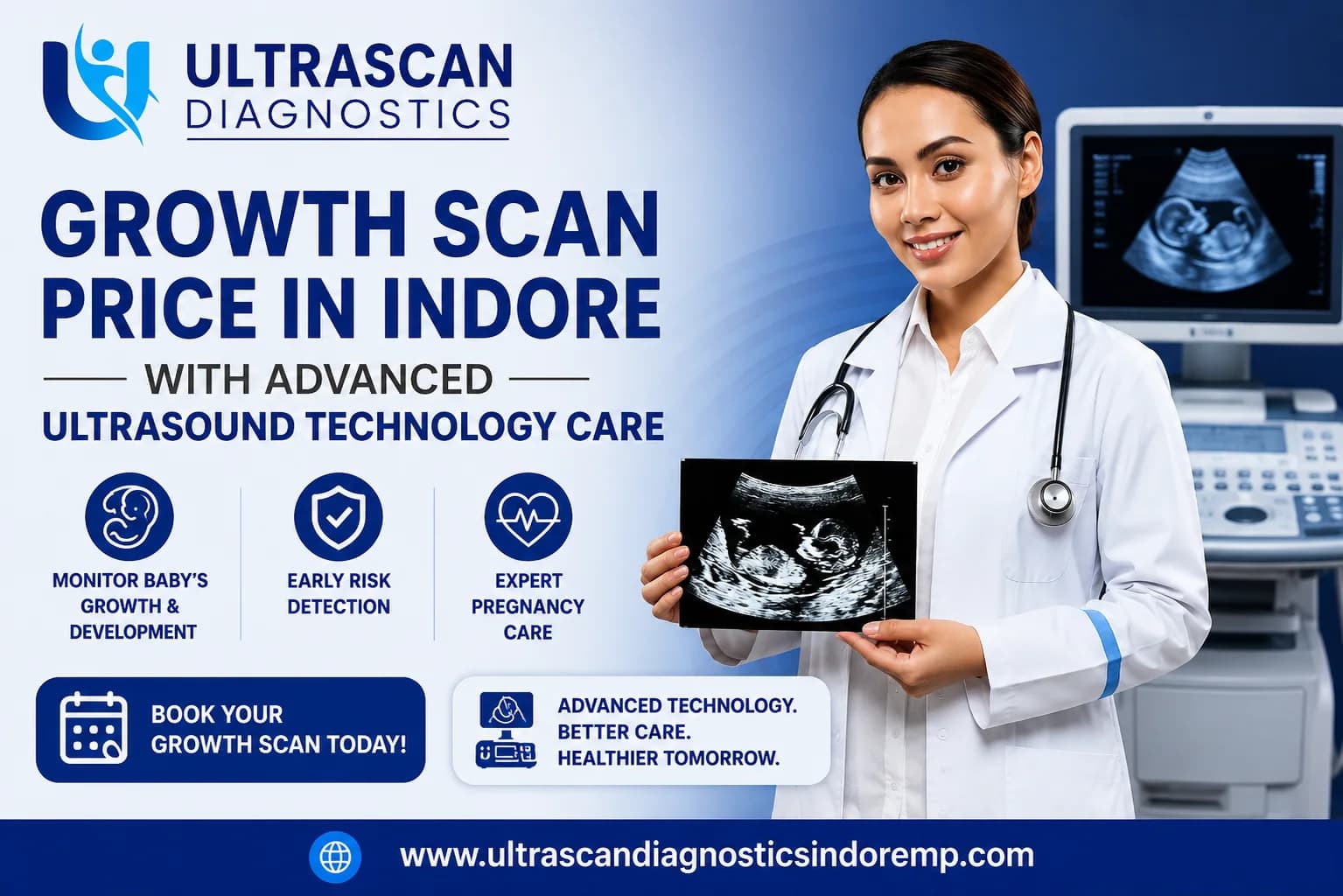 Growth Scan Price in Indore with Advanced Ultrasound Technology Care