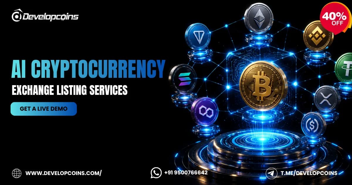 Grow Your Crypto Project with AI Cryptocurrency Exchange Listing Services – Get 40% OFF