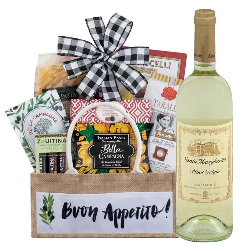 A Thoughtful Pinot Grigio Gift Basket for Any Occasion