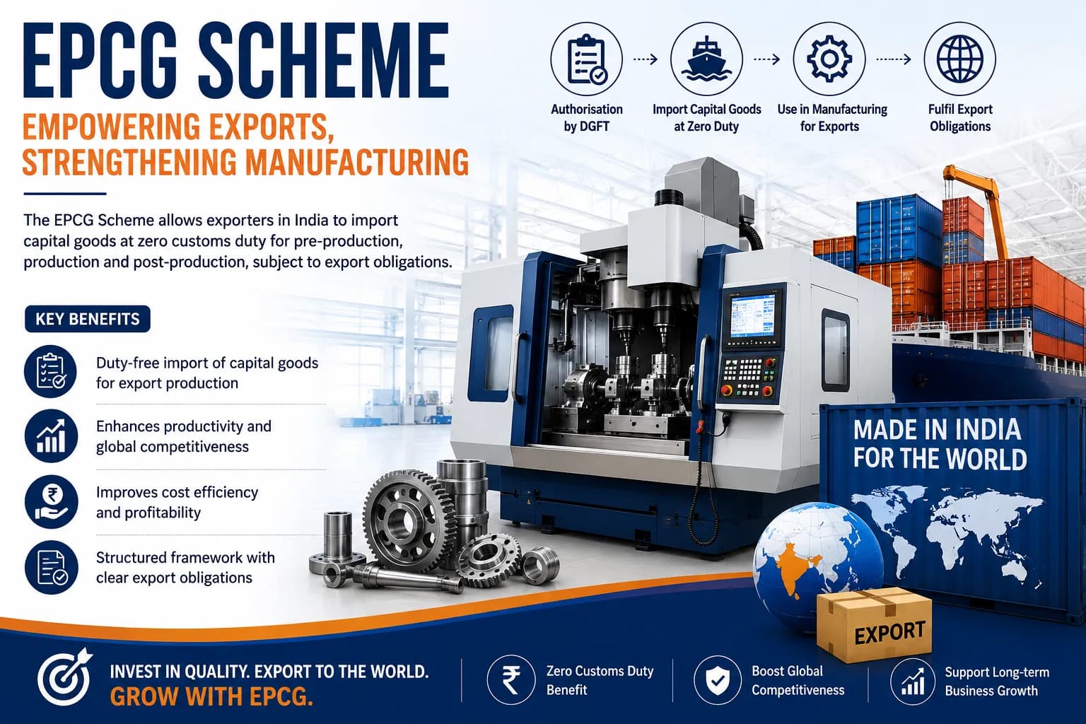 EPCG Scheme India: A Smarter Route to Export Expansion