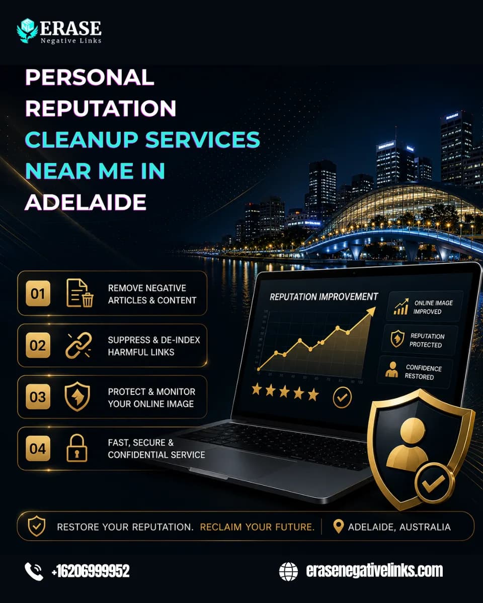 Personal Reputation Cleanup Services Near Me in Adelaide