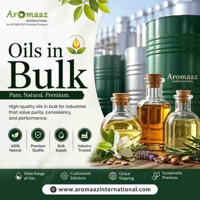 Oils in Bulk | Premium Wholesale Natural Oils by Aromaaz International