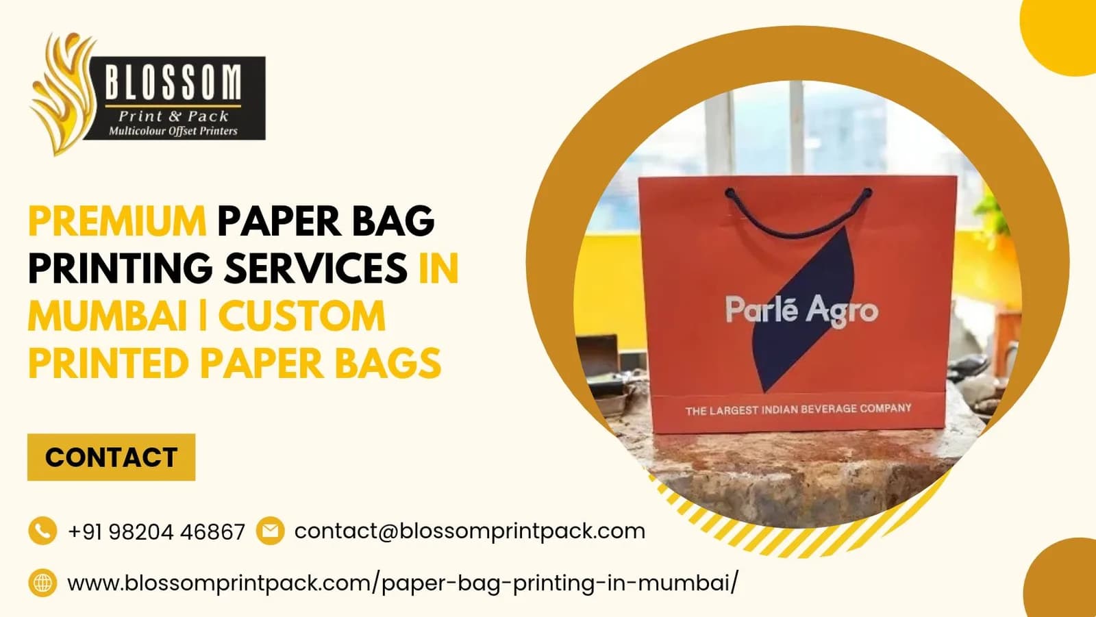 Premium Paper Bag Printing Services in Mumbai | Custom Printed Paper Bags