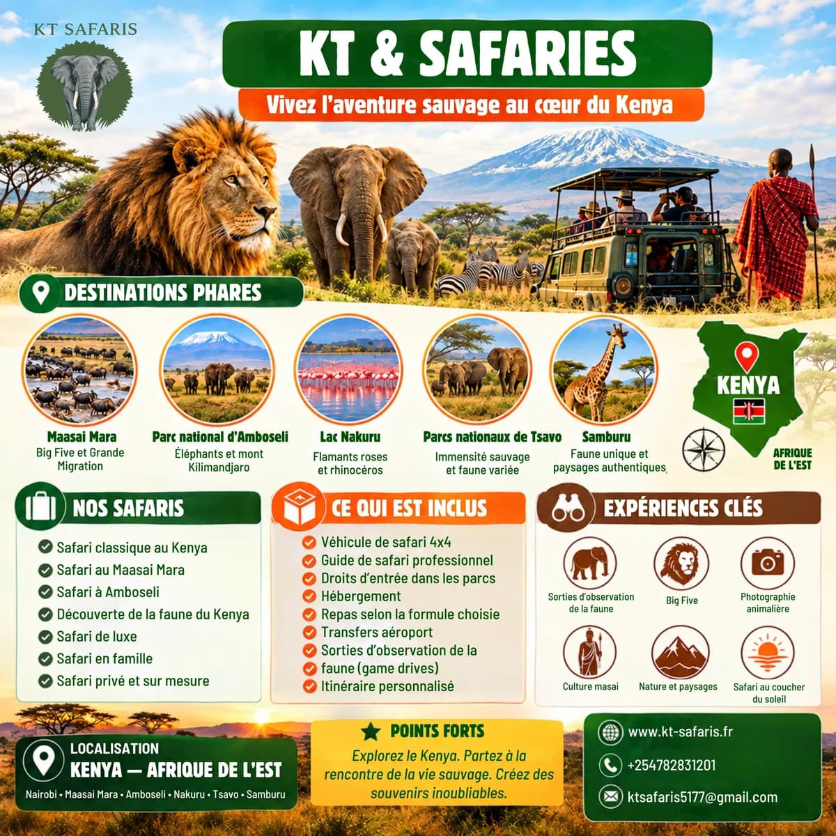 Safari Privé au Kenya et en Tanzanie avec Guide Francophone