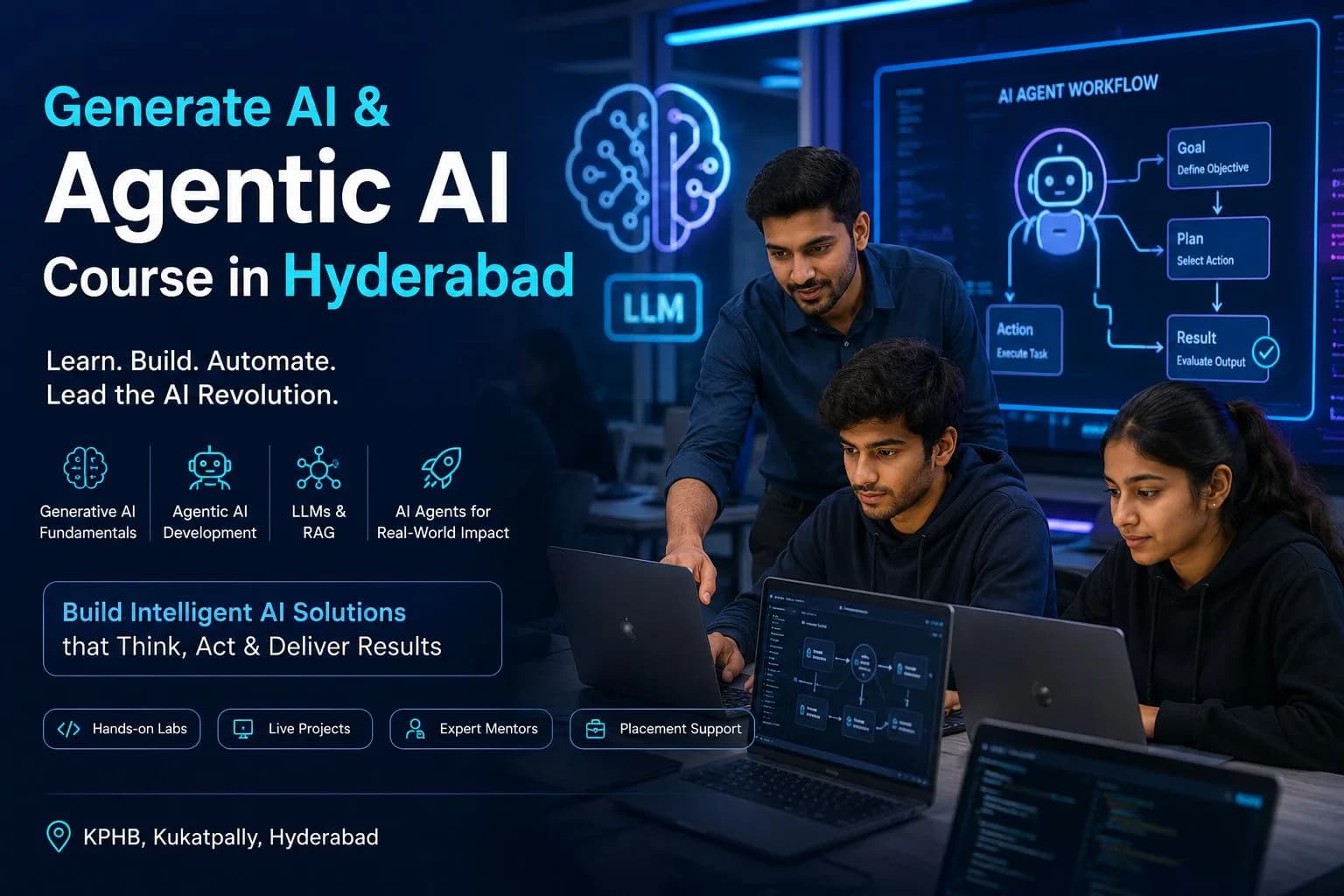 Generative AI & Agentic AI Course in Hyderabad